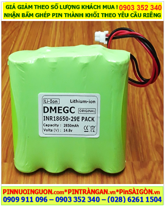 Pin đèn Exit thoát hiểm DMEGC INR18650-29E-2850mAh, Pin sạc 14.8v Li-ion DMEGC INR18650-29E-2850mAh